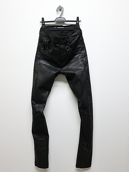 JULIUSꥦ/10.5oz STRETCH DENIM TROUSERS14/BLACK