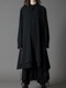 Ground Y饦ɥ磻/W/GABARDINE 3WAY LONG SHIRT/BLACK