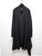 Ground Y饦ɥ磻/W/GABARDINE 3WAY LONG SHIRT/BLACK