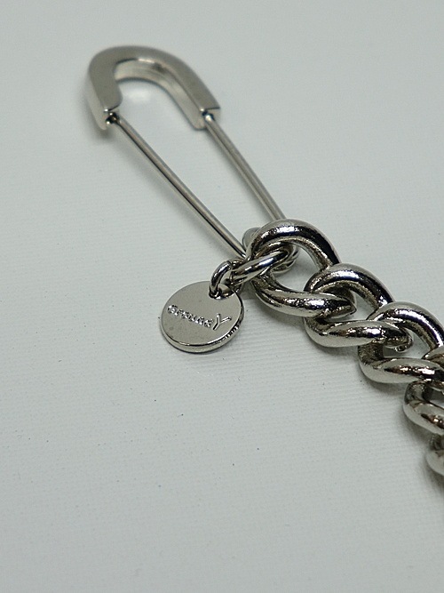 Ground Y饦ɥ磻/BRASS CHAIN BRACELET W/PIN/SILVER