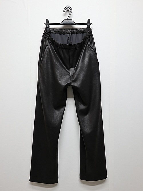 LAD MUSICIAN����å� �ߥ塼�������/STRETCH FAUX LEATHER/J SLIM PT/BLACK