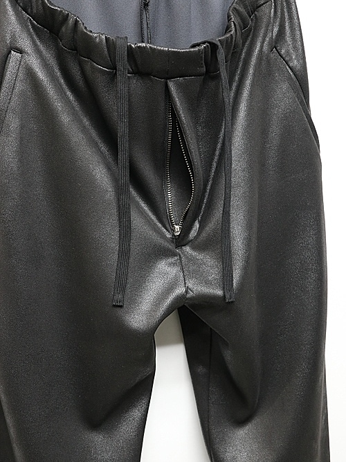 LAD MUSICIAN����å� �ߥ塼�������/STRETCH FAUX LEATHER/J SLIM PT/BLACK