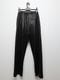 LAD MUSICIAN����å� �ߥ塼�������/STRETCH FAUX LEATHER/J SLIM PT/BLACK