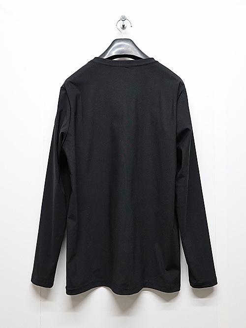 RESOUND CLOTHING���ꥵ����ɥ���������/LOOSE FIT nylon longsleave Tee/BLACK