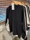 (ͽ���ʡ�3��4������ͽ��/39TH RESOUND CLOTHING���ꥵ����ɥ���������/LOOSE FIT nylon longsleave Tee/BLACK