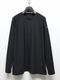 RESOUND CLOTHING���ꥵ����ɥ���������/LOOSE FIT nylon longsleave Tee/BLACK