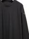 RESOUND CLOTHING���ꥵ����ɥ���������/LOOSE FIT nylon longsleave Tee/BLACK