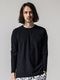 (ͽ���ʡ�3��4������ͽ��/39TH RESOUND CLOTHING���ꥵ����ɥ���������/LOOSE FIT nylon longsleave Tee/BLACK
