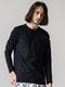 (ͽ���ʡ�3��4������ͽ��/39TH RESOUND CLOTHING���ꥵ����ɥ���������/LOOSE FIT nylon longsleave Tee/BLACK