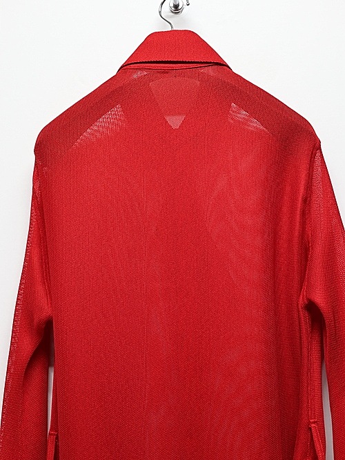 (ͽ���ʡ�6��7������ͽ��/kiryuyrik������奦����奦/KARAMI Gather Sleeve Shirt/Red