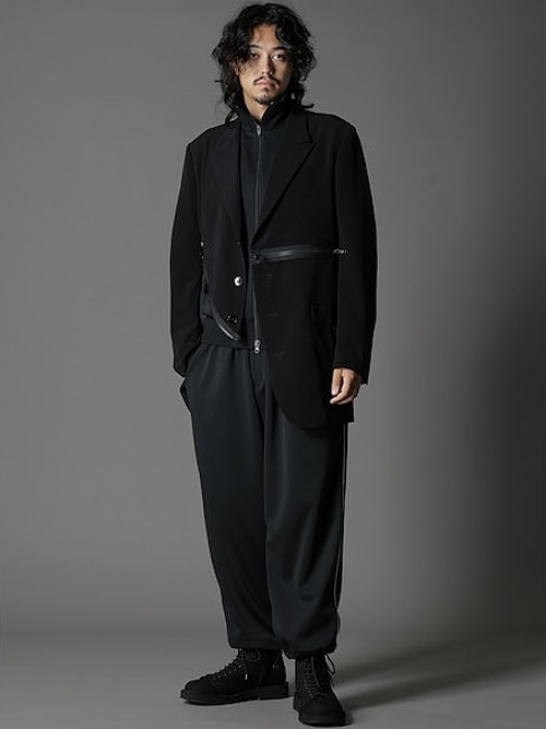 Ground Y�����饦��ɥ磻/Pe SMOOTH TRACK JACKET/BLACK