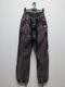 Maison MIHARA YASUHIRO���᥾�� �ߥϥ�䥹�ҥ�/SULFUR DYED BACK SATIN DAMAGED CARGO PT/BLACK