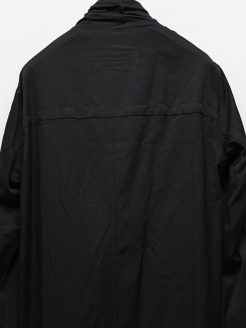 JULIUSꥦ/RAYON/COTTON CLOTH SHIRT1/BLACK.