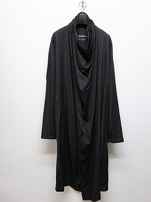 JULIUSꥦ/RAYON/COTTON CLOTH SHIRT1/BLACK.