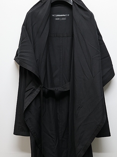 JULIUSꥦ/RAYON/COTTON CLOTH SHIRT1/BLACK.