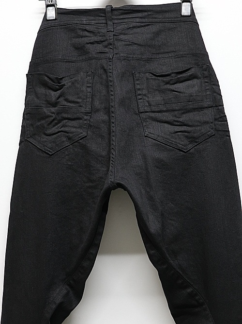 JULIUSꥦ/10.5oz STRETCH DENIM TROUSERS14/BLACK