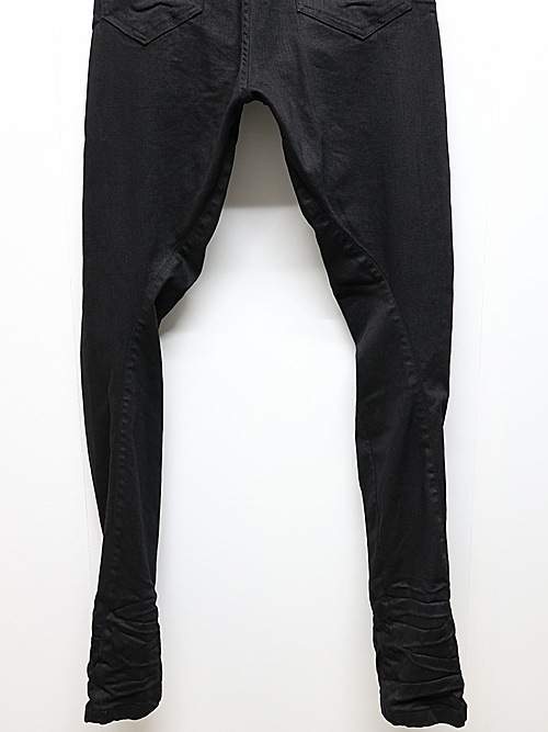 JULIUSꥦ/10.5oz STRETCH DENIM TROUSERS14/BLACK