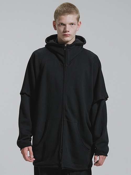 nude:masahiko maruyama ���̡���:�ޥ��ҥ��ޥ���/΢�ӥ����С�������ZIP UP�ѡ�����µ��곰����ǽ��/Black