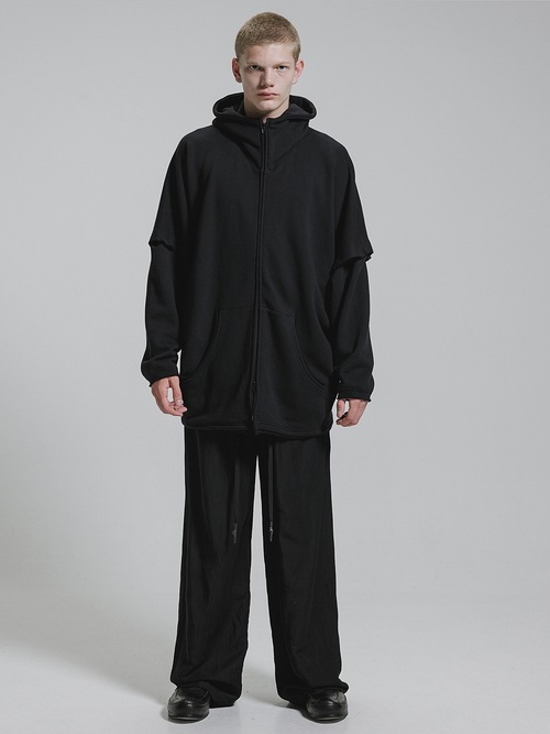 nude:masahiko maruyama ���̡���:�ޥ��ҥ��ޥ���/΢�ӥ����С�������ZIP UP�ѡ�����µ��곰����ǽ��/Black