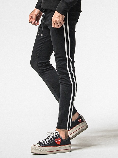 (ͽ���ʡ�1��2������ͽ��/38TH RESOUND CLOTHING���ꥵ����ɥ���������/SUPER TIGHT TAPERD Blind LINE PT/BLACK