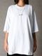 Ground Y�����饦��ɥ磻/NEWERA SS OS CT TEE GY BOX LOGO WHT/WHITE