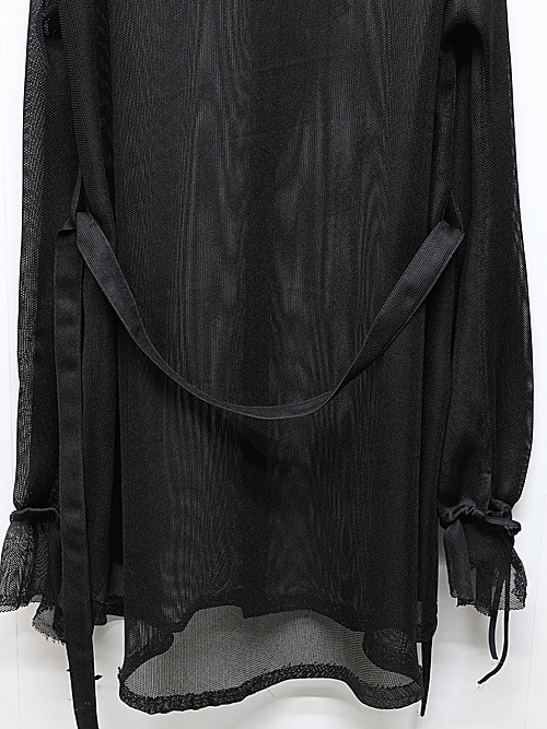 (ͽ���ʡ�6��7������ͽ��/kiryuyrik������奦����奦/KARAMI Gather Sleeve Shirt/Black