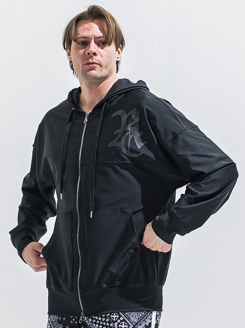 (ͽ���ʡ�6��7������ͽ��/40TH RESOUND CLOTHING���ꥵ����ɥ���������/RUSH OVER  ZIP UP HOODIE/BLACK