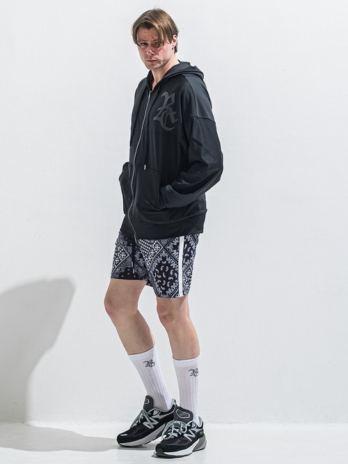 (ͽ���ʡ�6��7������ͽ��/40TH RESOUND CLOTHING���ꥵ����ɥ���������/RUSH OVER  ZIP UP HOODIE/BLACK