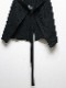 �㴰���nude:masahiko maruyama ���̡���:�ޥ��ҥ��ޥ���/40 Combed Cotton Mini Fleecy Knit WAIST APRON/Black