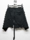 �㴰���nude:masahiko maruyama ���̡���:�ޥ��ҥ��ޥ���/40 Combed Cotton Mini Fleecy Knit WAIST APRON/Black