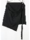 �㴰���nude:masahiko maruyama ���̡���:�ޥ��ҥ��ޥ���/40 Combed Cotton Mini Fleecy Knit WAIST APRON/Black