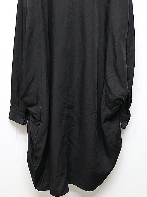 JULIUSꥦ/VISCOSE/CUPRO GABA SHIRT2/BLACK