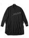 JULIUSꥦ/VISCOSE/CUPRO GABA SHIRT2/BLACK