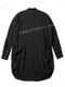 JULIUSꥦ/VISCOSE/CUPRO GABA SHIRT2/BLACK