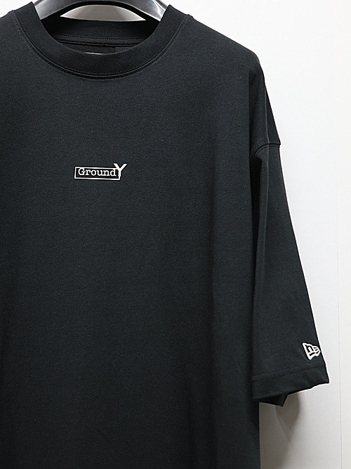 Ground Y�����饦��ɥ磻/NEWERA SS OS CT TEE GY BOX LOGO WHT/BLACK