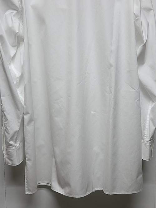 Ground Y�����饦��ɥ磻/100/2 COTTON BROAD FRONT EDGE CURVED SHIRT/WHITE