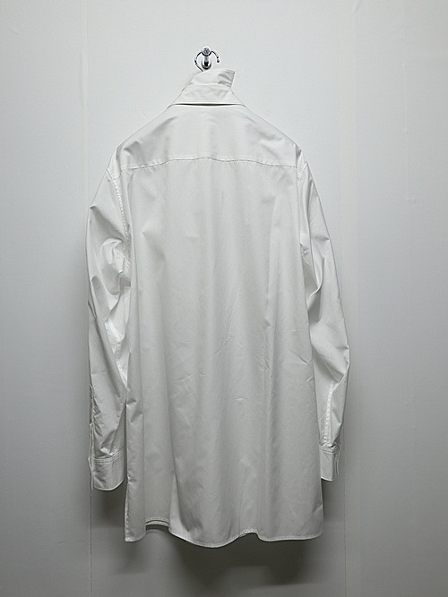 Ground Y�����饦��ɥ磻/100/2 COTTON BROAD FRONT EDGE CURVED SHIRT/WHITE