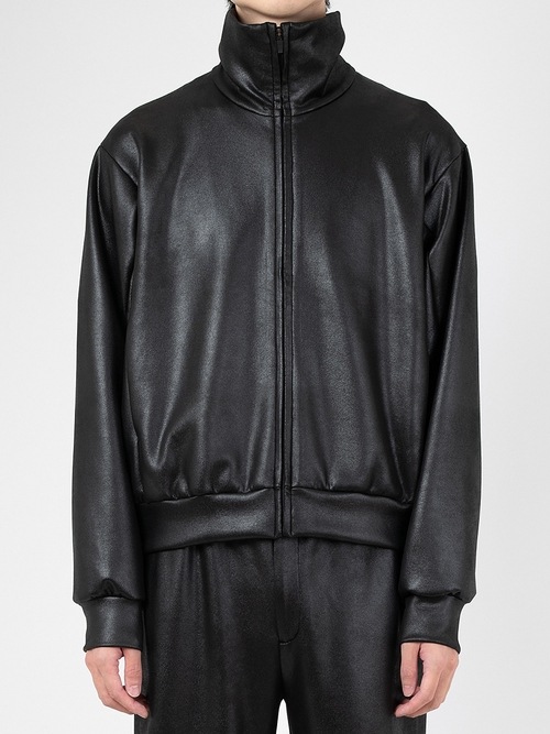 LAD MUSICIAN����å� �ߥ塼�������/STRETCH FAUX LEATHER/J TRACK JK/BLACK