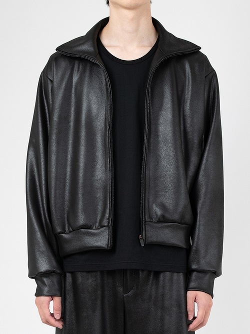 LAD MUSICIAN����å� �ߥ塼�������/STRETCH FAUX LEATHER/J TRACK JK/BLACK