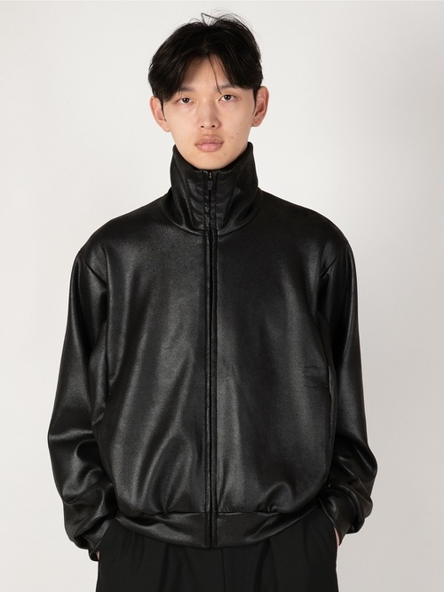 LAD MUSICIAN����å� �ߥ塼�������/STRETCH FAUX LEATHER/J TRACK JK/BLACK