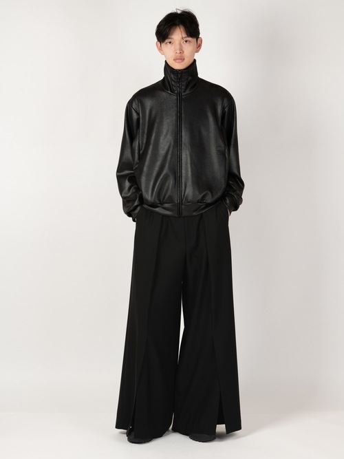 LAD MUSICIAN����å� �ߥ塼�������/STRETCH FAUX LEATHER/J TRACK JK/BLACK