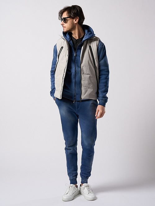 (ͽ���ʡ�10��11������ͽ��/wjk�����֥른��������/solid zip vest/fade gray
