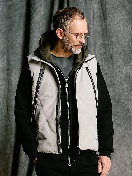 (ͽ���ʡ�10��11������ͽ��/wjk�����֥른��������/solid zip vest/fade gray