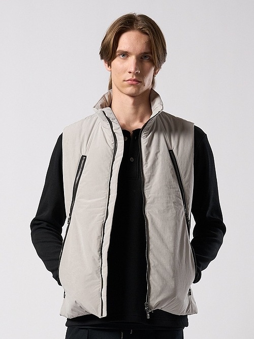 (ͽ���ʡ�10��11������ͽ��/wjk�����֥른��������/solid zip vest/fade gray