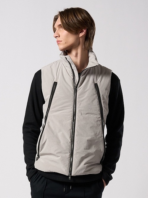 (ͽ���ʡ�10��11������ͽ��/wjk�����֥른��������/solid zip vest/fade gray