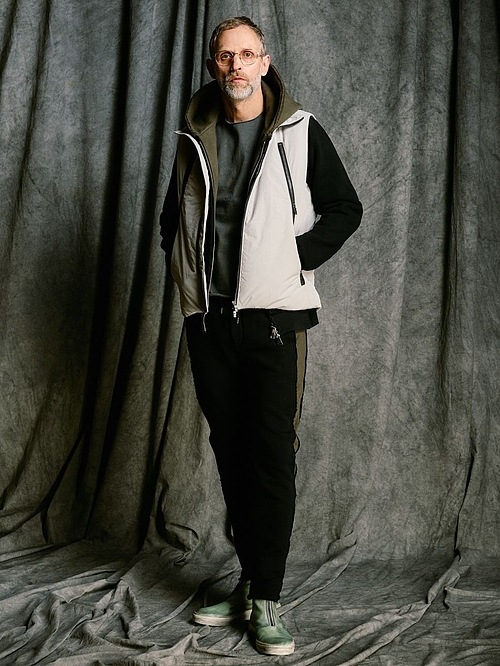 (ͽ���ʡ�10��11������ͽ��/wjk�����֥른��������/solid zip vest/fade gray