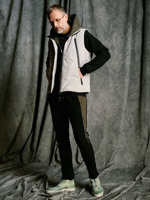 (ͽ���ʡ�10��11������ͽ��/wjk�����֥른��������/solid zip vest/fade gray