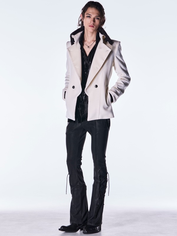 (ͽ���ʡ�11������12������ͽ��/kiryuyrik������奦����奦/Beaver Napoleon Jacket/White