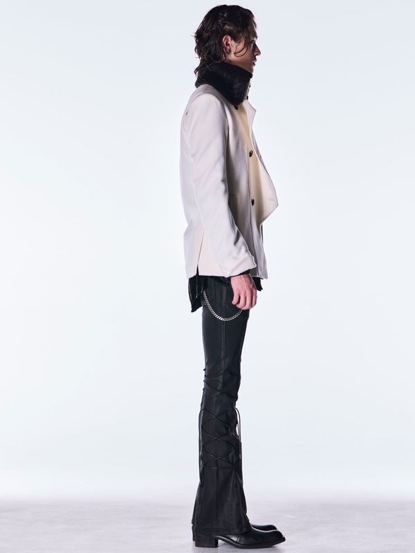 (ͽ���ʡ�11������12������ͽ��/kiryuyrik������奦����奦/Beaver Napoleon Jacket/White