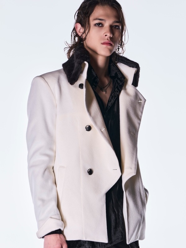 (ͽ���ʡ�11������12������ͽ��/kiryuyrik������奦����奦/Beaver Napoleon Jacket/White